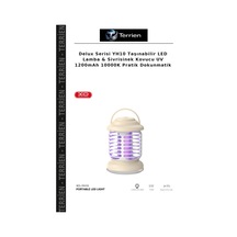 Delux Serisi Yh10 Taşınabilir Led Lamba & Sivrisinek Kovucu Uv 1200mah 10000k Pratik Dokunmatik
