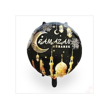 Ramazan Mübarek Folyo Balon - 45 Cm Çok Renkli