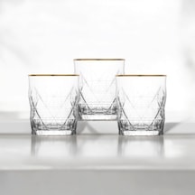 Lav Keo366 Keops 3lü Su Bardağı Yaldızlı