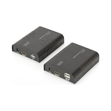 Digitus Ip Hdmı Kvm Keyboard/video Monitor/mouse Sinyal Uzatma Cihazı, Alıcı Receiver Ve Verici Transmitter Birim Dahil, 120 Metre, Usb Konsol, Maksimum Çözünürlük 1080p Digitus Hdmı Kvm Extender Over Ip, Set-19781