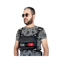 Bike Sky Motobros Motorcu Göğüs Çantası Reflektörlü Su Geçirmez Kan Grubu A-