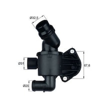 Mahle Tı34.87 - Termostat Komple 87c A4-a5-a6 2.0 Tdı 2009-- Cag