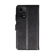 Xiaomi Redmi Note 12 5g Trend S Kapaklı Kılıf - Siyah