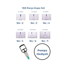 Kupasan Hacamat Kupa Seti 100'lü