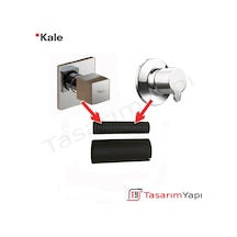 Kale K100 & D100 Stop Valf Uzatma Seti Krom