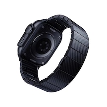 Mutcase - iOS Uyumlu Watch 44mm - Kordon 600d Karbon Fiber Kordon Krd-90