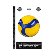 Delux Serisi Kapalı Alan Antrenman Aleti Spor Malzemesi V300w Sentetik Deri Voleybol Topu Çok Renkli