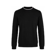 Trender Triko Ribana Siyah Erkek Sweatshirt 2001