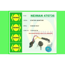 Kontak - 124 - Kilidi - Anahtarlı Renault - Myceshop - Goo 98-07