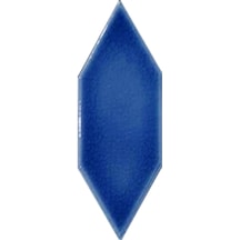 Armada Çini 05x15 Cm Düz Yaprak Desen Kobalt Çini Seramik Karo