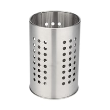 Orret Home Metal Kaşıklık Delikli, Tezgah Üstü Kaşık Kevgir Kepçe Organizeri, Masa Üstü Kalemlik Ve Makyaj Fırçası Organizeri, Çok Yönlü Ve Şık Mutfak Aksesuarı Sku: Smg8690010524492 Abanoz