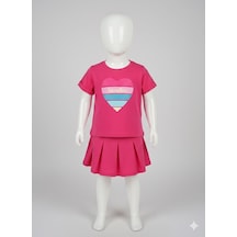 United Colors Of Benetton Benetton Kız Çocuk Koyu Pembe Tshirt United Colors Of Benetton Benetton Kız Çocuk Koyu Pembe Tshirt