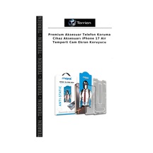 Premium Aksesuar Telefon Koruma Cihaz AksesuarıApple iPhone Uyumlu 17 Air Temperli Cam Ekran Koruyucu