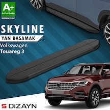 S-dizayn Vw Touareg 3 Skyline Siyah Yan Basamak 193 Cm 2018 Üzeri A+ Kalite
