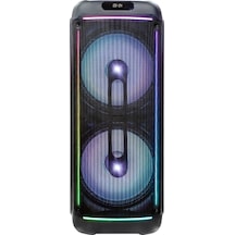 Hepu Hp 941 Taşınabilir 160 W Rms Bluetooth Parti Hoparlörü 2 15 İnc Woofer Extra Bass Karaoke Mikrafon