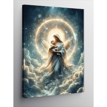 Kanvas Tablo Melek Ve Çocuğu 50cmx70cm