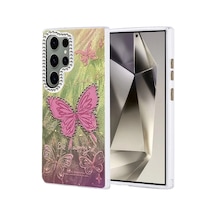 Samsung Galaxy Uyumlu S24 Ultra Kılıf Blade Aynalı Desenli Kapak - Desen 5 İtdark44357