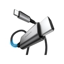 Usb C Hdmı Kablo 8k 60hz,4k 240hz,2k 360hz Hdr Hdcp Type C To Hdmı 2.1 , İphone 15/16/17 Pro, Macbook İpad Pro/air, S26 İle Uyumlu 2 Metre