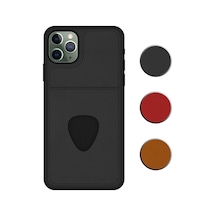 FitCase Apple Uyumlu iPhone 11 Pro Max Kılıf Proda Deri Tek Kartlık Cepli Kapak
