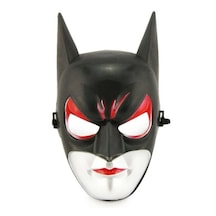 Siyah Renk Uzun Kulaklı Batman Maskesi 28x17 Cm Altın Ve Çok Renkli