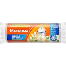 Macromax Büzgülü Büyük Çöp Torbası Vanilyalı 20'li 4 Adet