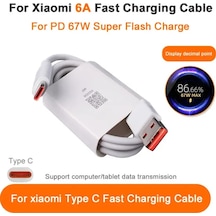 Sunshine011 Pd 67w Xiaomi 15 Pro Usb A Type C Hızlı Şarj Kablosu Mi 14 Ultra 13 12 Pro Redmi K70 Galaxy Uyumlu S24