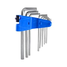 Allen Alyan Krom Anahtar Uzun 9'lu Set Altıgen Vida Sıkma Sökme Metal 1.5 2 2.5 3 4 5 6 8 10 Mm
