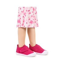 Kiko Kids Rosie Cırtlı Kız Bebek Günlük Ayakkabı Fuşya