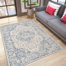 Rovigo Home Dijital Baskı Yıkanabilir Kaymaz Taban Salon Halısı  RVG1792 Çok Renkli