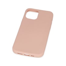 Apple iPhone Uyumlu  11 Pro Max Kılıf Nano İçi Kadife Silikon - Pudra