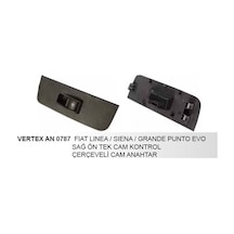 Cam Kaldırma Anahtarı Tekli Sağ Fıat Sıena/lınea Çerçeveli 25108 - An213 - An0785 - An0787 1 Ad