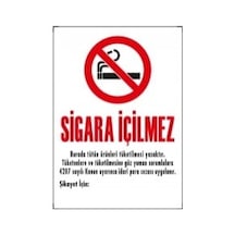 SİGARA İÇİLMEZ