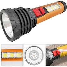 El Feneri+cob Led 5w Şarjlı Gold Orıon Zb-g12 Siyah