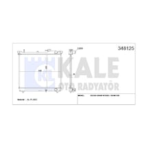 17700-66d01 Radyatör Su Grand Vıtara 98-03 1.6 16v 16mm M-t Brazı