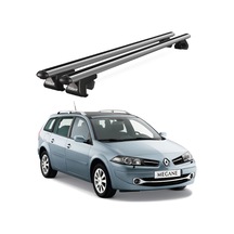 Venüs Renault Megane Station Wagon 2002-2009 Uyumlu Gri Ara Atkı Port Bagaj Tavan Barı