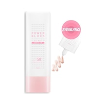 A'pıeu Power Block Pembe Ton Dengeleyici Güneş Kremi Spf50+ Pa++++ 50ml Sku: Smg8690010393357 Açık Bej