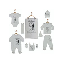 Pia Baby 11 Parça İsme Özel Hastane Çıkışı Gl 1952 Krem
