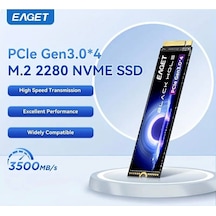 Eaget 3500mbps Yüksek Hızlı M.2 2280 Nvme Ssd Pcle Gen3x4 Hızlı