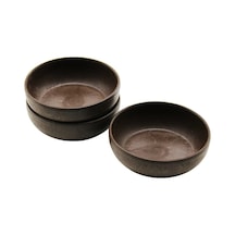 3pcs Naturel Plastik Çerezlik Çap: 10cm - Derinlik: 3cm Çok Renkli