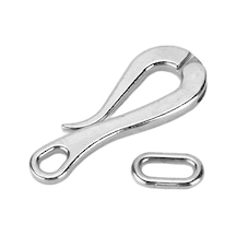 Lemestar 316 Paslanmaz Çelik Denizcilik Kanca, 4 İnç 10.2 Cm , Yük Sabitleme, Zırh/çapa/tekerlek Uygulamaları, Kötü Ortamlara Dayanıklı