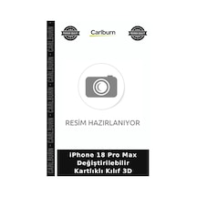 İphone 18 Pro Max Değiştirilebilir Kartlıklı Kılıf 3d Şık Kedi Figürlü Çocuklar İçin