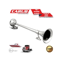 Carub Korna Uzun 24v Krom Marine Tır