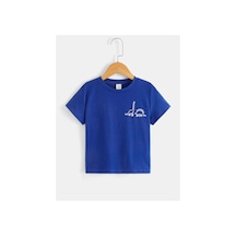 Dinazorlar Pamuklu Çocuk T-shirt- Sax Mavi Baskılı Kız Erkek Çocuk Yazlık Bisiklet Yaka Tişört Saks Mavi Dinazorlar Pamuklu Çocuk T-shirt- Sax Mavi Baskılı Kız Erkek Çocuk Yazlık Bisiklet Yaka Tişört Saks Mavi