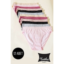 Keyal 12' Li Perla Bikini Külot Kombin 0599 Karışık Renk