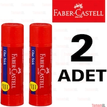 Faber Castell Stick Çevirmleli Yapıştırıcı 20 Gr. Orta Boy 2 Adet