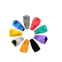 MN6 M107KB Rj45 Kılıf/400 Adet-cat6 Cat6e Cat5 Cat5e Uyumlu/rj45 Siyah Kılıf Boot-rj45 Cat5 Cat6 Kılıf