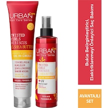 Urban Care Twisted Curl Hibiscus & Shea Butter Durulanmayan Bakım 2'li Set