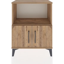 Arges Komodin Tek Raflı Tek Çekmeceli 60x30x80 Çam-çam Çam