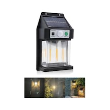 Herşeytrend Dikey 3 Ledli Güneş Enerjili Led Çok Renkli