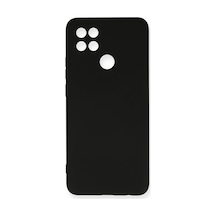 Oppo A15 Kılıf Nano İçi Kadife Silikon - Siyah 0.2M-Çok Renkli